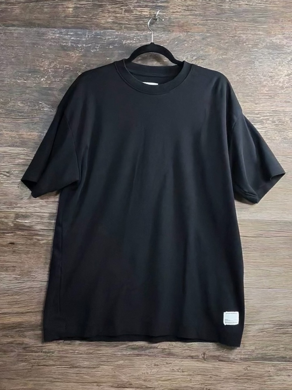 Men's Black Crew Neck Short Sleeve Tee